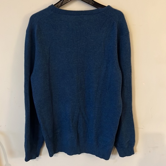 100%Cashmere Club Room Sweater Sz Large Medium Blue soft soft Feel 100% cashmere - Picture 5 of 7